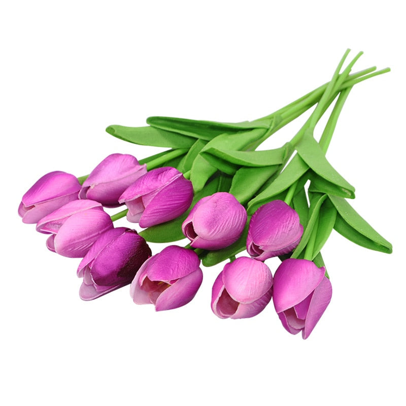 Tulipes artificielles (10 pièces)