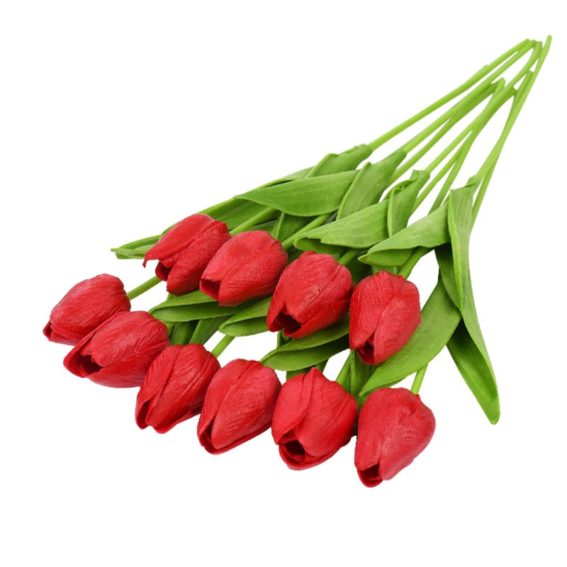 Tulipes artificielles (10 pièces)